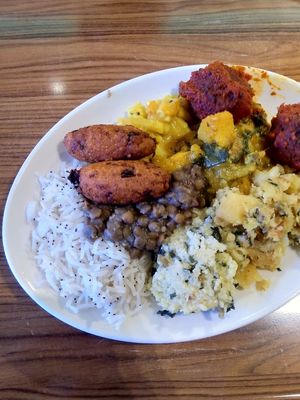 My lunch at Restavracija Mandala in Ljubljana