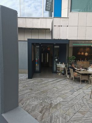 From the outside at Restavracija Mandala in Ljubljana