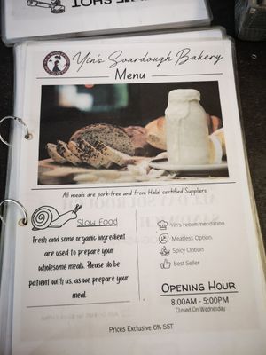 at Yin's Sourdough Bakery in Penang