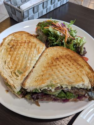 Vegetable sandwich at Yin's Sourdough Bakery in Penang