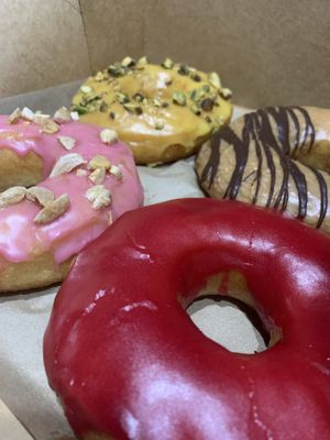 Various flavours   at VegAmazing Doughnuts in Madrid
