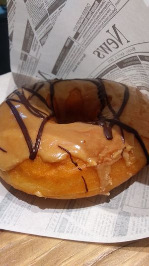 Mocaccino at VegAmazing Doughnuts in Madrid