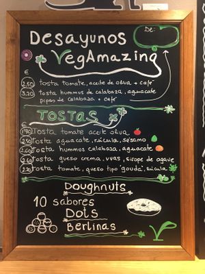 Tostas - Toast with different toppings  at VegAmazing Doughnuts in Madrid