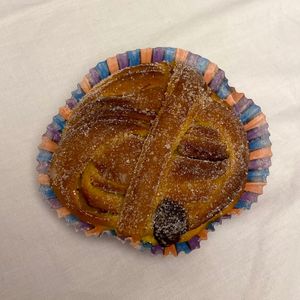 Saffron & Choklad Bun at Bröd & Salt - Gamla Stan in Stockholm