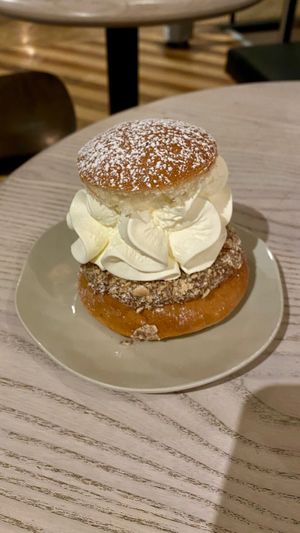 Vegan Semla at Bröd & Salt - Gamla Stan in Stockholm