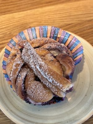 Blueberry bun  at Bröd & Salt - Gamla Stan in Stockholm