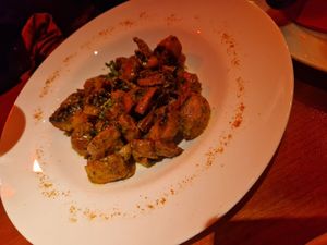 The best mushrooms I had in an Indian restaurant! at Ramayana Cafe in Sinaia