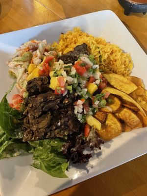 Black bean tortas  at Blue Corn Cafe in Durham