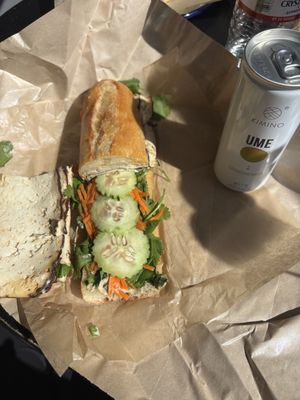 Tofu banh mi  at Driver's Market in Sausalito