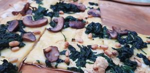 Tarte flambé at Ciri Biri Bela in Split