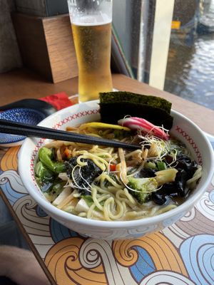 Vegan miso ramen  at Vatten Ramen - Zeedijk in Amsterdam