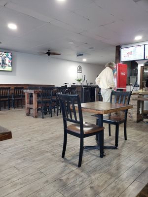 Lots of indoor seating and bar. As well as out door. at California Tacos in Solvang