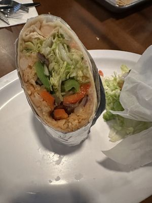 Vegan burrito  at California Tacos in Solvang