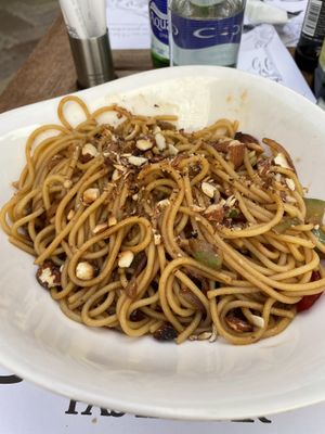 Pasta spicy (poc spicy)  at La Catedral in Kotor