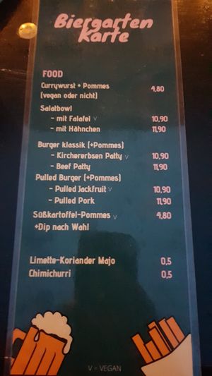 Menu at Felis in Essen