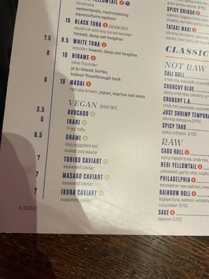 Vegan options #Veganuary at Blue Sushi Sake Grill in Lincoln