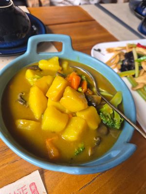 China curry at WángYǔYān Sù Fāng 王语嫣素坊 in Dali