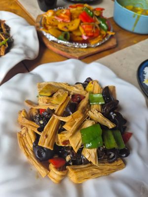 Beancurd skin at WángYǔYān Sù Fāng 王语嫣素坊 in Dali