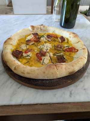 Spicy Pumpkin Pizza at Secret Spot - Canggu in Canggu