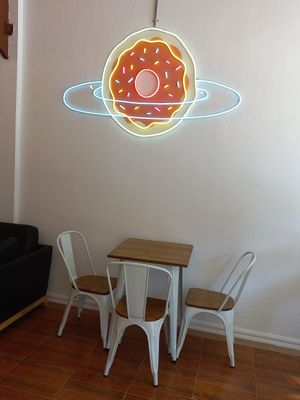Interior at The Donut Cafe in Chiang Mai
