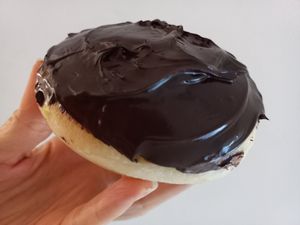 Boston cream at The Donut Cafe in Chiang Mai