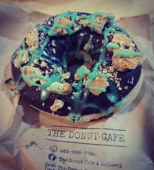 Mint choc crunch at The Donut Cafe in Chiang Mai