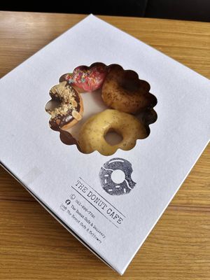 Buy 6 get 1 free (300 THB)  at The Donut Cafe in Chiang Mai