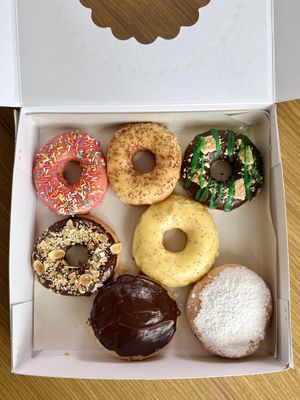 Buy 6 get 1 free (300 THB)  at The Donut Cafe in Chiang Mai