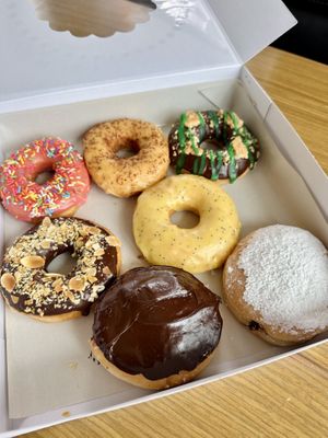 Buy 6 get 1 free (300 THB)  at The Donut Cafe in Chiang Mai