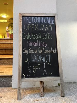 Open 7am - 9pm  at The Donut Cafe in Chiang Mai