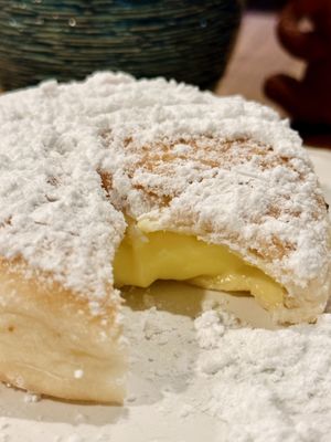 Vanilla filled (50 THB)  at The Donut Cafe in Chiang Mai