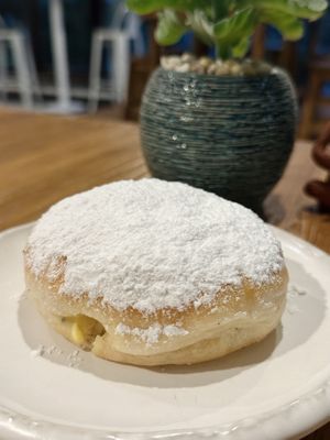 Vanilla filled (50 THB)  at The Donut Cafe in Chiang Mai