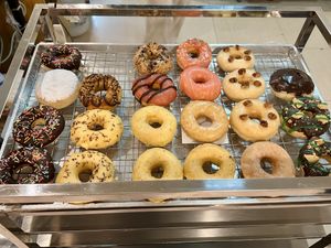 Large selection at The Donut Cafe in Chiang Mai