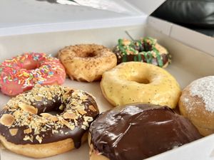 Buy 6 get 1 free (300 THB)  at The Donut Cafe in Chiang Mai