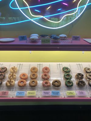 Donut selection 1  at The Donut Cafe in Chiang Mai