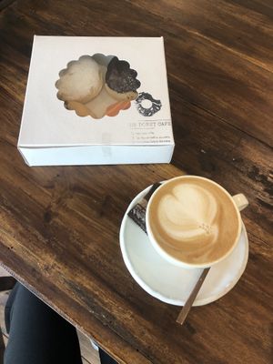 cappuccino   at The Donut Cafe in Chiang Mai