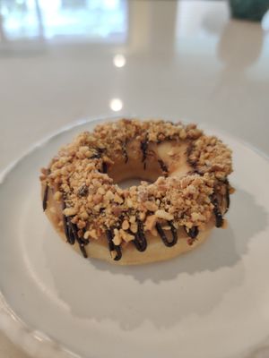 Vegan Peanut Butter Donut at The Donut Cafe in Chiang Mai