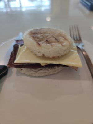 Vegan Sandwich with vegan bacon at The Donut Cafe in Chiang Mai