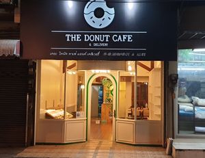 Shop front at The Donut Cafe in Chiang Mai