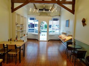 Interior at The Donut Cafe in Chiang Mai