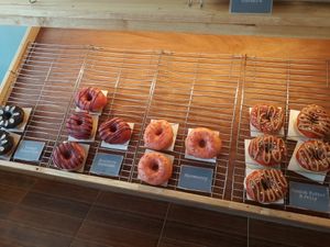 Selection at The Donut Cafe in Chiang Mai