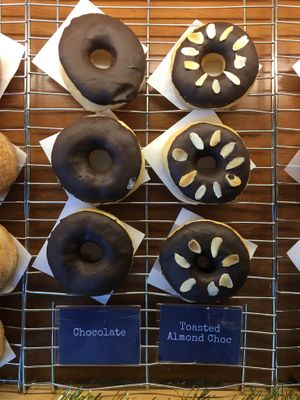 All are 40 baht at The Donut Cafe in Chiang Mai