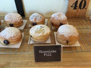 Powder party! at The Donut Cafe in Chiang Mai