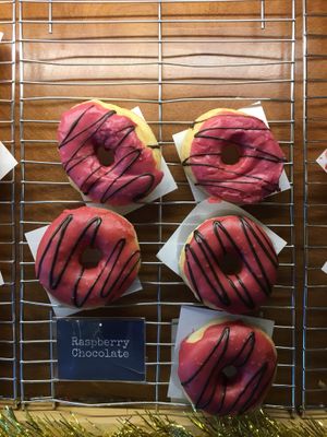 Definitely hand made ;) at The Donut Cafe in Chiang Mai