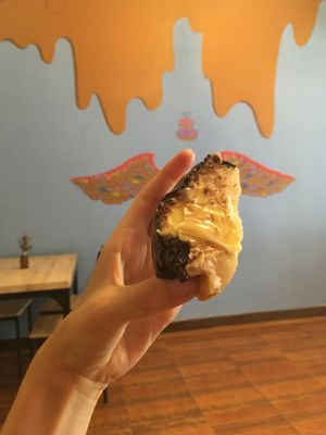 Boston cream at The Donut Cafe in Chiang Mai