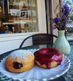 The perfect donut. at The Donut Cafe in Chiang Mai