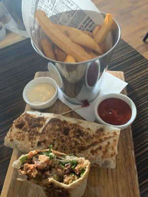 Beyond meat shawarma and fries at Ember Lounge in Calgary