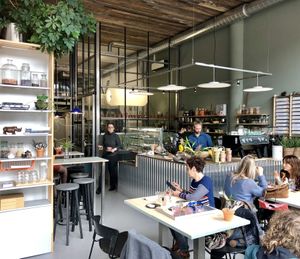 Interior with counter at Sharp Sharp Everyday in Rotterdam