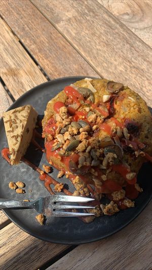 Savory muffin at Sharp Sharp Everyday in Rotterdam