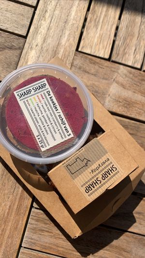 Cookies and bliss balls to go  at Sharp Sharp Everyday in Rotterdam